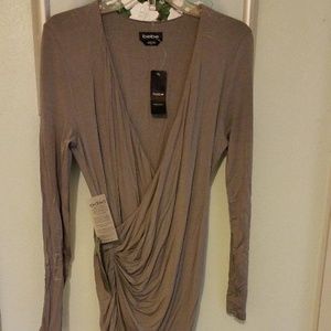 Dress. Bebe. Large. Soft Stretch Blend. Olive gree